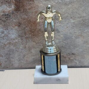 Vintage Swimming Diving Trophy Sports Award Swimmer Dive Stance